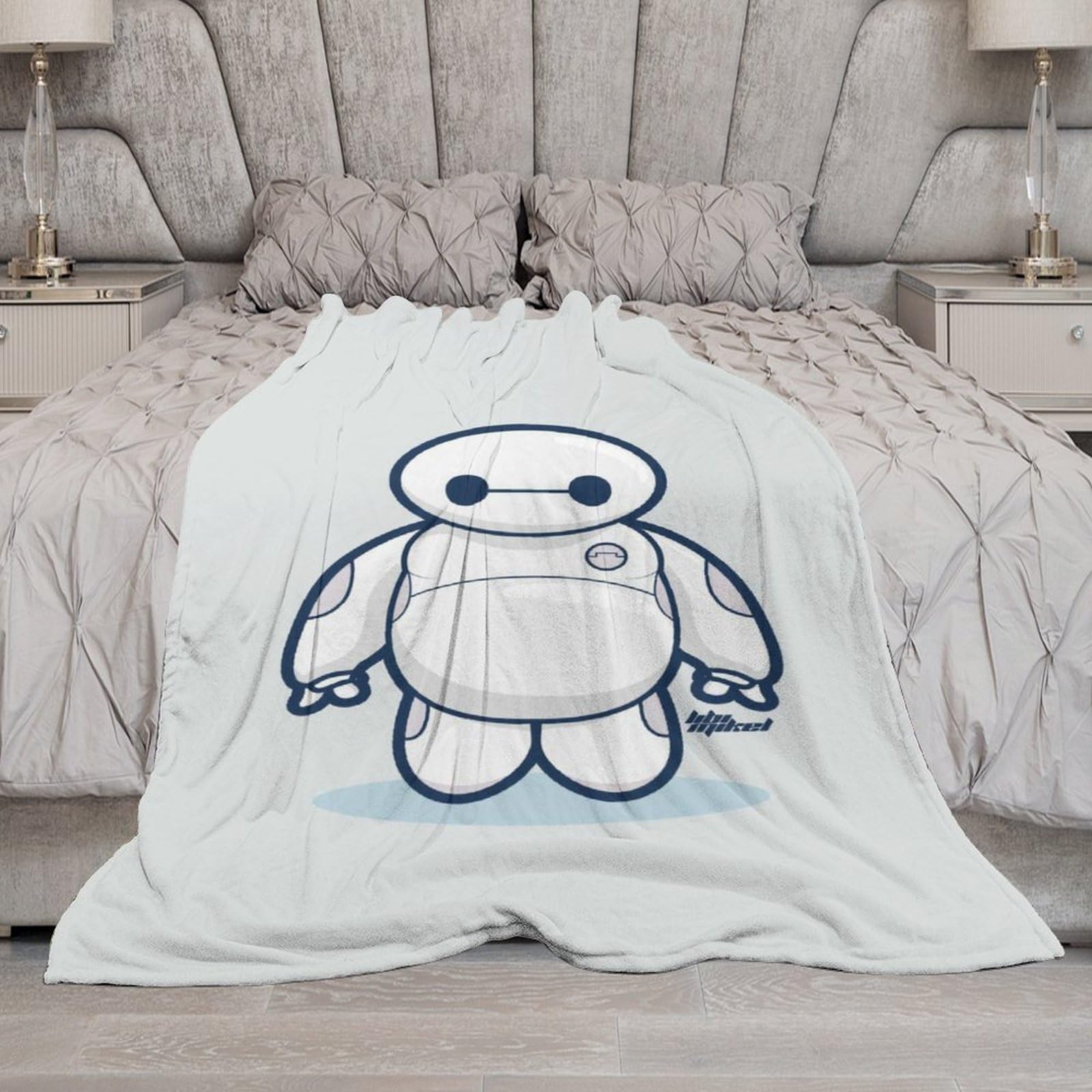 Amazon｜ベイマックス 【三種類のサイズから選べる】 ブランケット